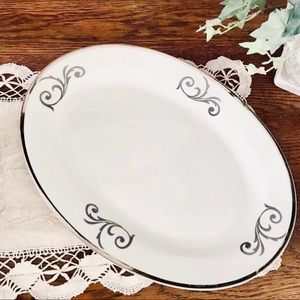Beautiful porcelain serving platter